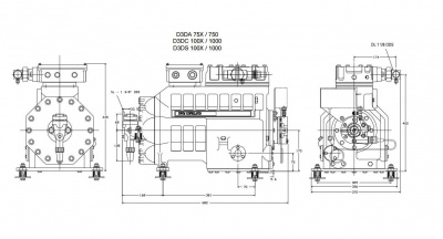 Компрессор «Copeland» D3DC-1000-AWM/D Компрессор «Copeland» D3DC-1000-AWM/D