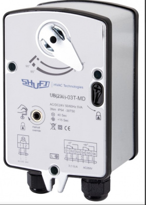 Shuft UB(230)-03T-MD Электропривод с возвратной пружиной для противопожарных клапанов