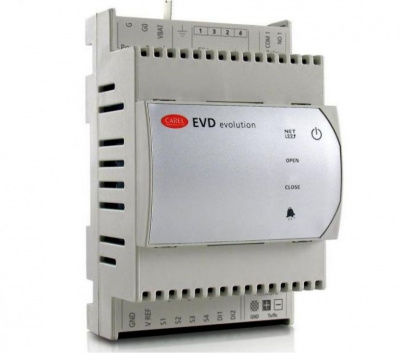 EVD0000T21 Драйвер CAREL EVD Evolution универсальный, для 2-х ТРВ, RS485/ModBus протокол, уп. 10 шт,