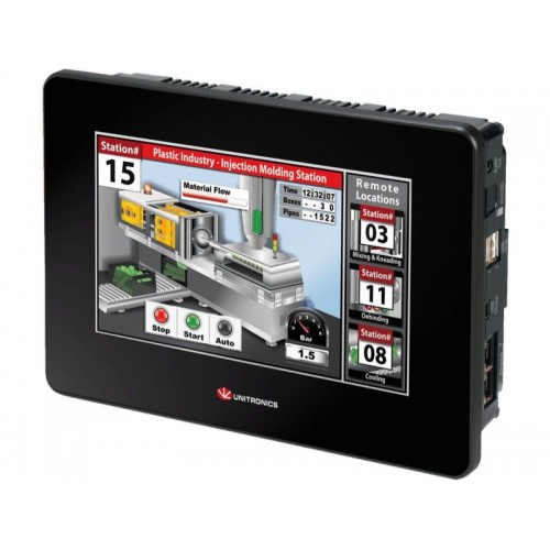 USP-104-M10 Панель Контроллер+HMI Unistream, цветной мультитач экран 10,4”, до 5 модулей вх./вых Unitronics